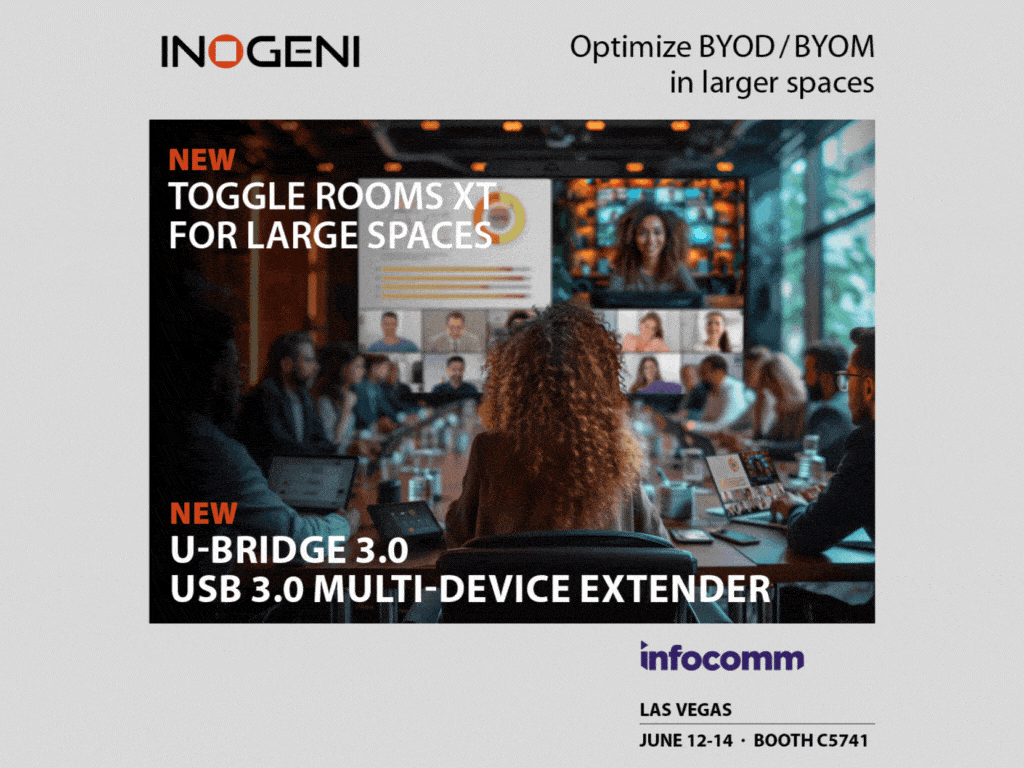 INOGENI’s TOGGLE ROOMS XT and UBRIDGE 3.0 Unveiled at 2024
